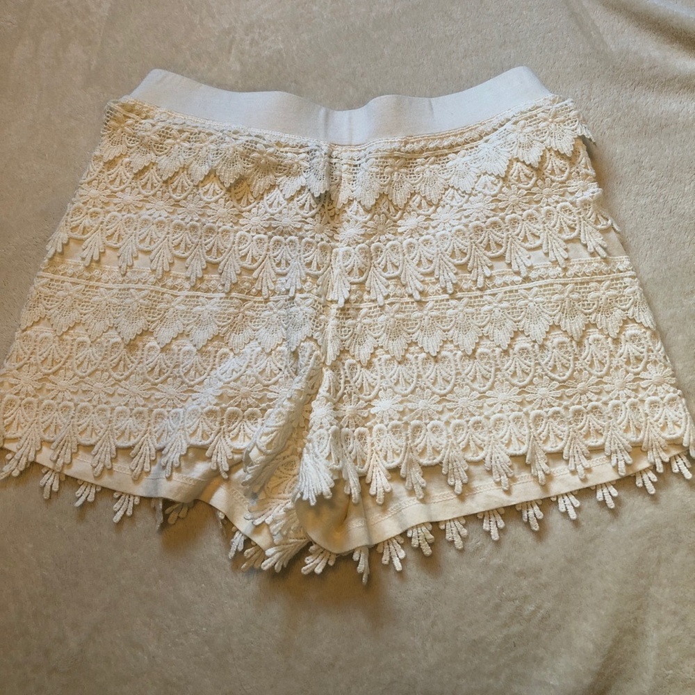 Express lace shorts